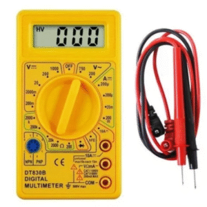 MULTIMETRO DIGITAL AMARELO DT830-B