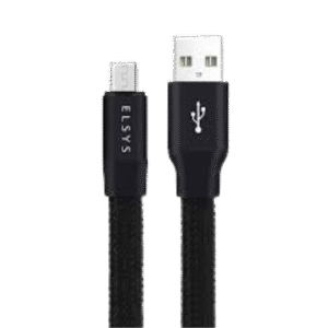 CABO CEL V8 ANDROID RETRÁTIL PRETO ELSYS