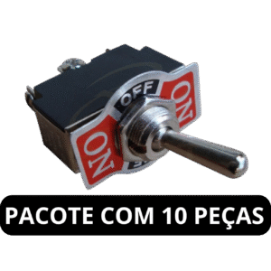 CHAVE ALA ON/OFF/ON 3TERM 10A/125V 6A/250V MXT