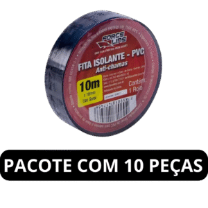 FITA ISOLANTE 10M PRETA