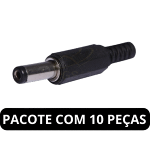PLUG P4 2,1X5,5X13MM COM PROTETOR