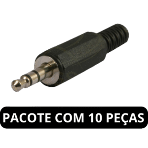 PLUG P2 ST PLÁSTICO PRETO