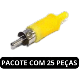 PLUG RCA MACHO AMARELO