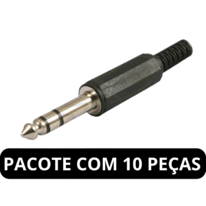 PLUG P10 STEREO PLÁSTICO