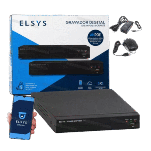 DVR GRAVADOR DIGITAL 5X1 ANPOE 8 CANAIS  ELSYS