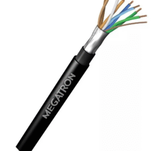 CABO CFTV 4 PARES 0,5 BLINDADO 100M PRETO MEGATRON