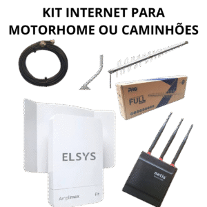 KIT INTERNET PARA MOTORHOME OU CAMINHÕES
