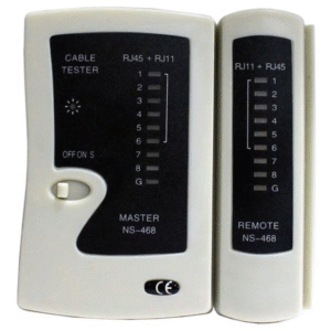 TESTADOR CABOS REDE NS-468 RJ11E RJ45