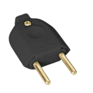 PLUG LUZ MACHO 2 P BRANCO 10 A PCT 10PÇS