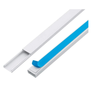 CANALETA PLAST 20X10X0,6MM 2M C/ ADESIVO