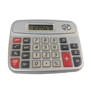 CALCULADORA 8 DIG PILHA 12-15CM AL983502 PRETA