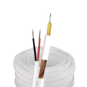 CABO RG 59 85% 4MM CAMERA BRANCO 2X22AWG