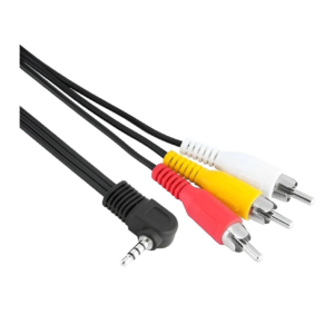 CABO RCA P2 4C +3RCA 90º DOUR. G/A/A/V 1,20 M