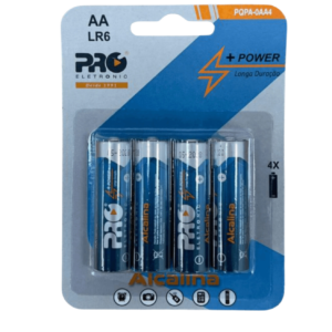 BAT PILHA  ALCALINA-AAA PREÇO DA CARTELA C/ 4-CX C/12 CART.