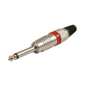 PLUG P10 MONO PROFISSIONAL VERMELHO 062-0690
