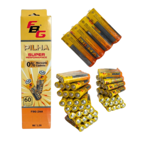 BAT PILHA COMUM AA-1,5V PREÇO CX C/ 60 PÇS