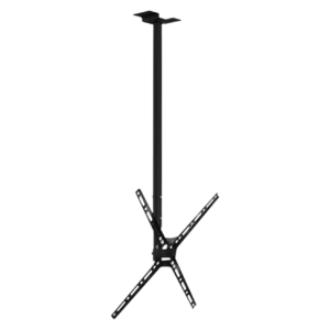 Suporte De Teto 3 Níveis Tvs De 13 A 55 Proeletronic Cor Preto
