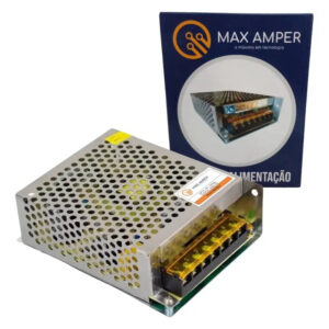 Fonte Max Amper Chaveada Bivolt Colmeia 12v 10a 120w Cftv Camera Led