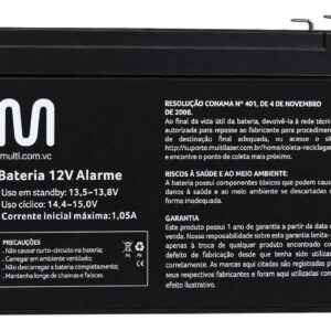 4 X Bateria Multilaser 12v 7,2ah - En011a