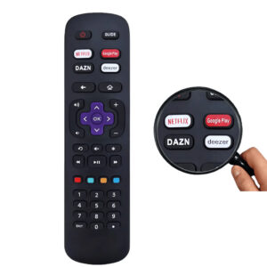 Controle Remoto Compatível Para Tv Aoc Roku Led Smart