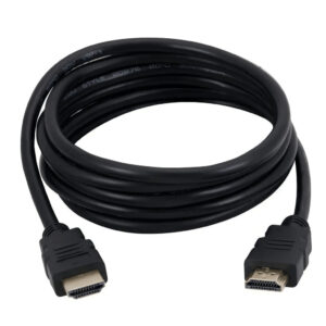 Cabo Hdmi 1.4 1,5m Preto Conectores Dourados Áudio Vídeo 1080p 3d