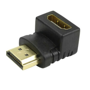 Adaptador Hdmi 90 Graus Pix Macho Fêmea 4k 8k Ouro