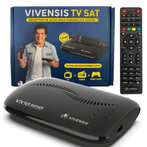 Receptor Vivensis VX10 Nova Parabólica Sathd Regional Via Satélite